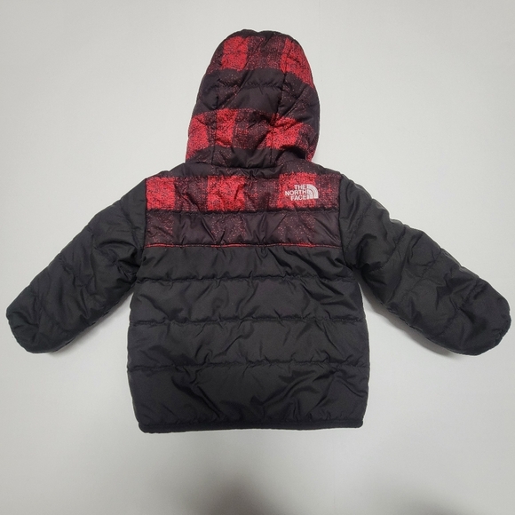 The north face Reversible hooded Fleece puffer jacket Infant 3-6 M. - Picture 2 of 10